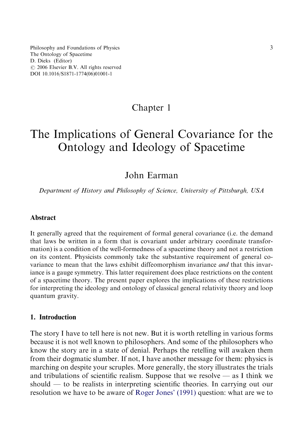 The Implications of General Covariance for the Ontology and Ideology of Spacetime