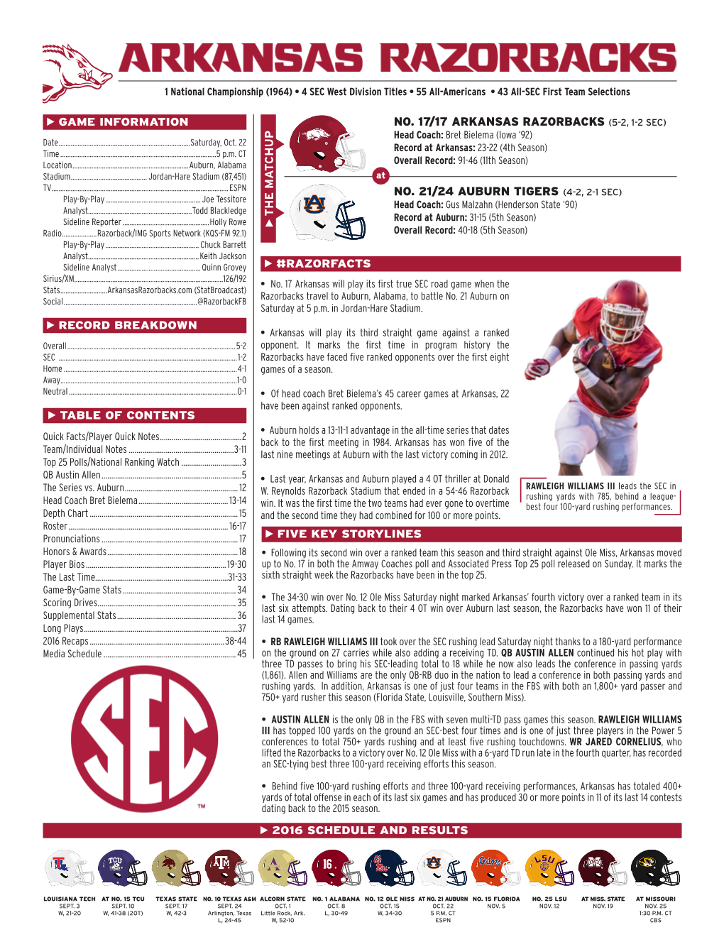 Completed 63.0 Percent of His Passes (138 of 219) for SEC Bests in Passing Yards (1,861) and Passing Tds (18) Against Six Interceptions