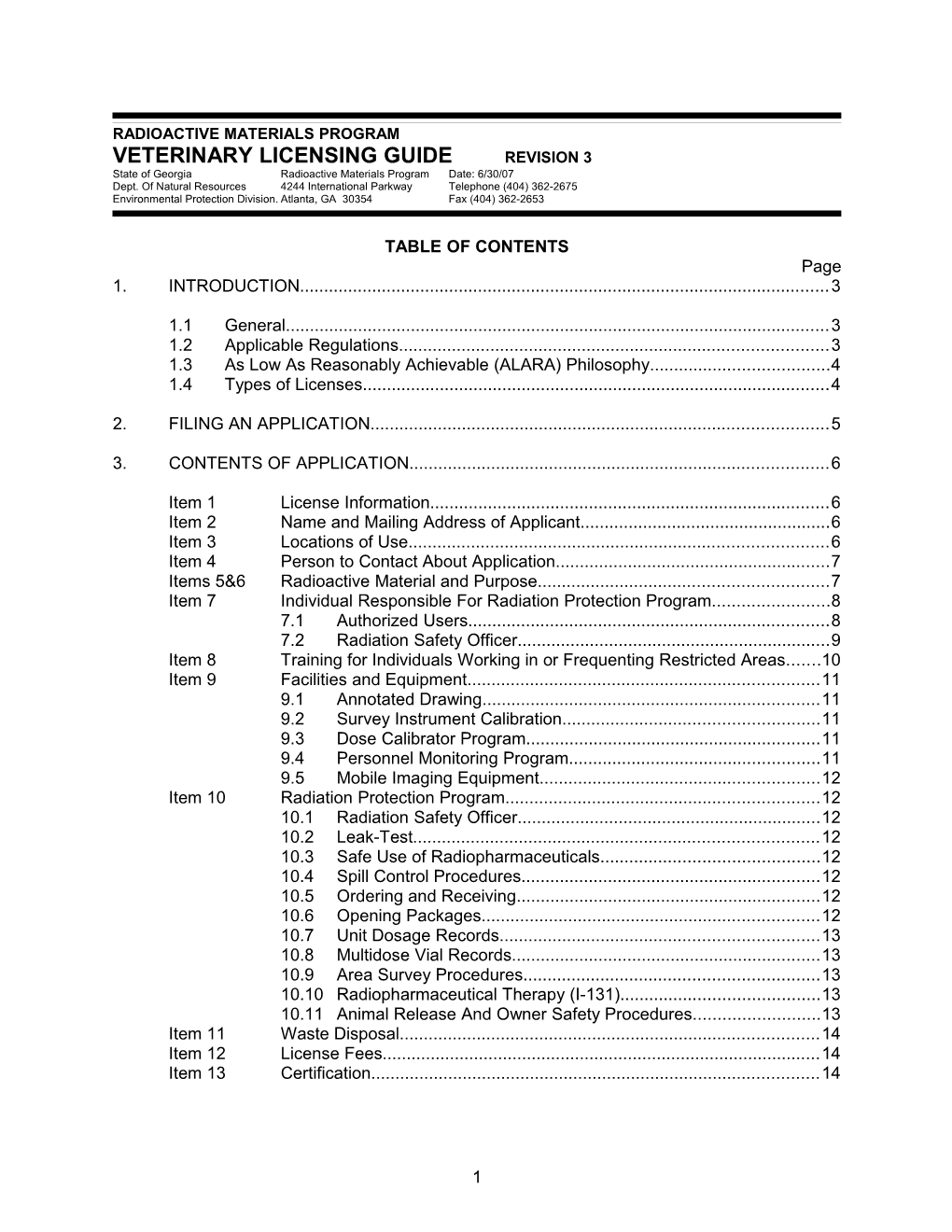 Veterinary Licensing Guide Revision 3