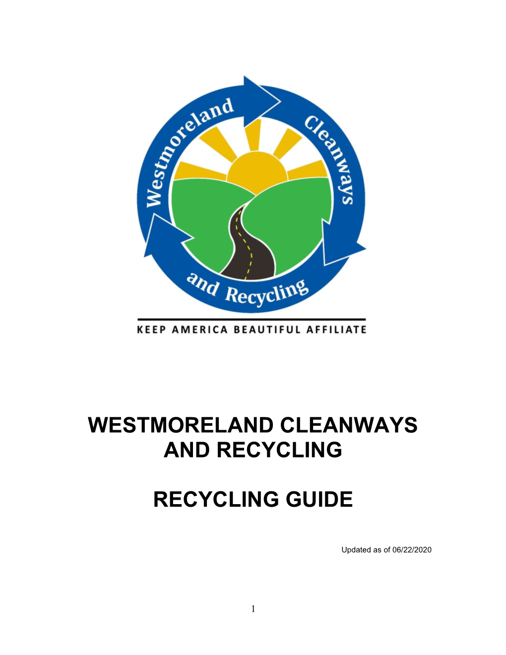 To Download the Westmoreland Cleanways Recycling Center Flyer