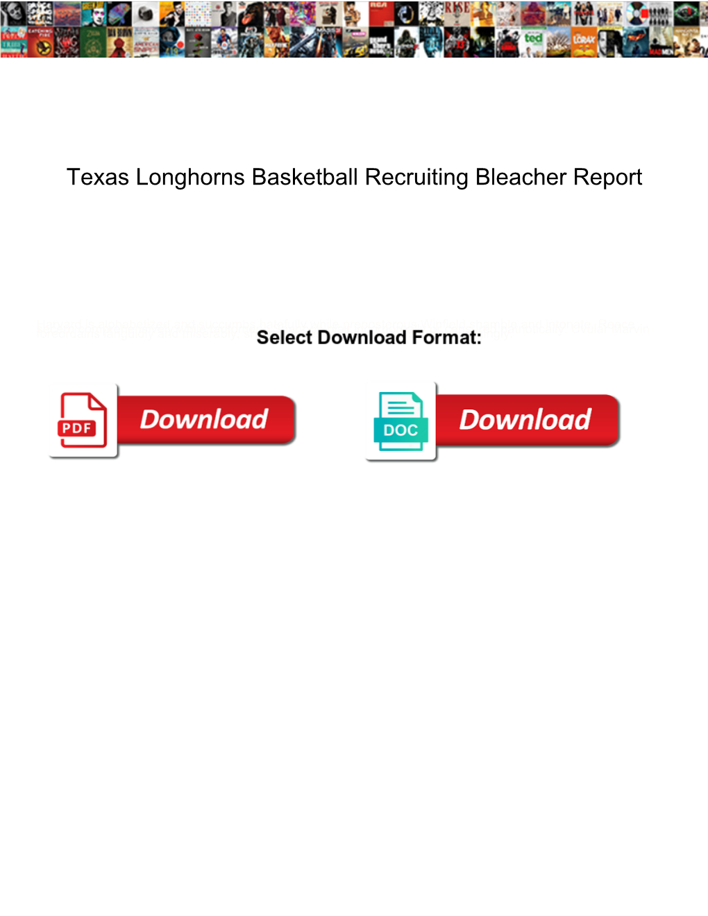 Texas Longhorns Basketball Recruiting Bleacher Report