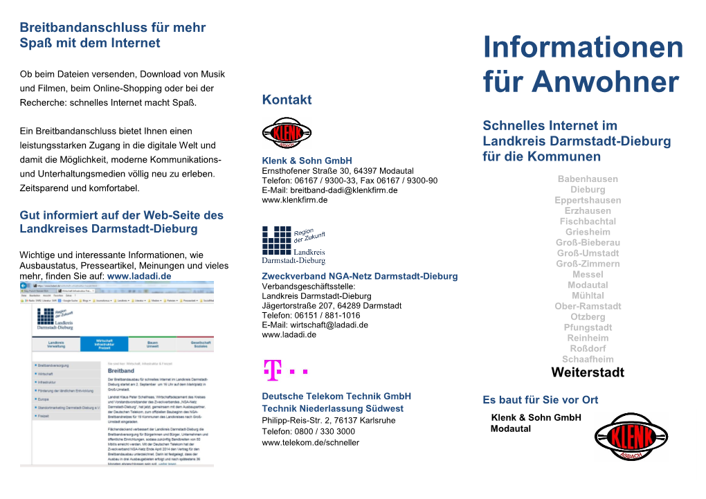 Informationen Für Anwohner