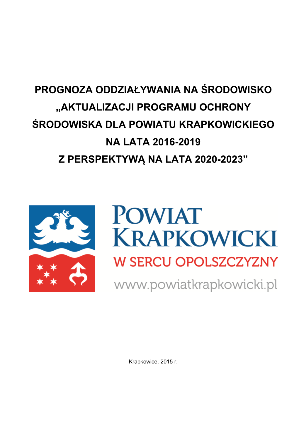 Prognoza Krapkowice Powiat