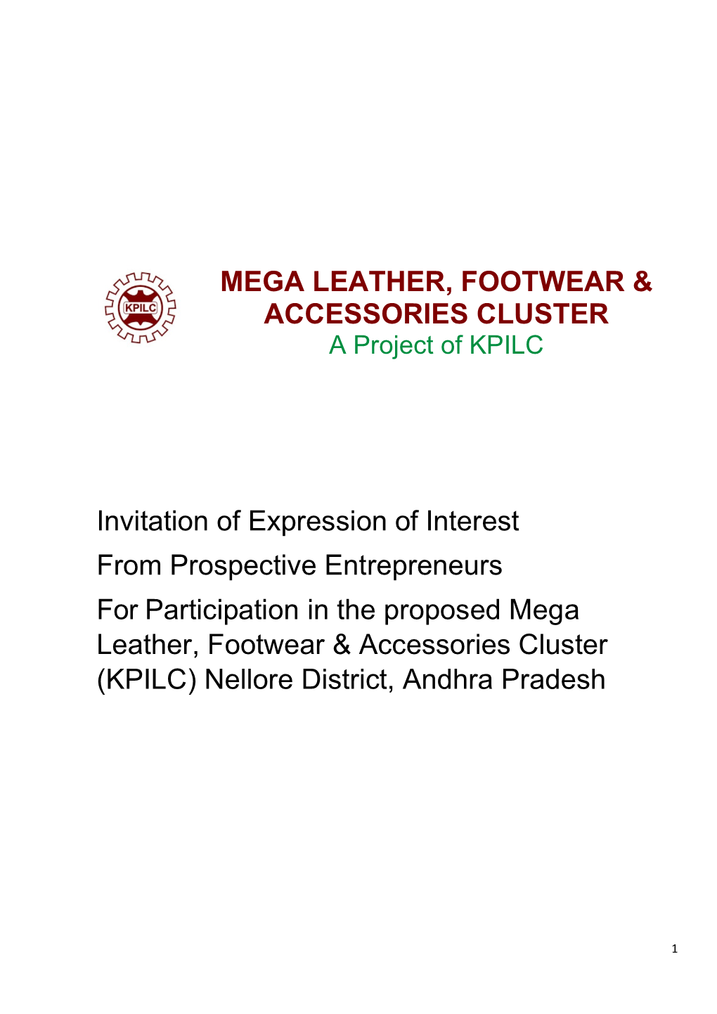 Mega Leather, Footwear & Accessories Cluster