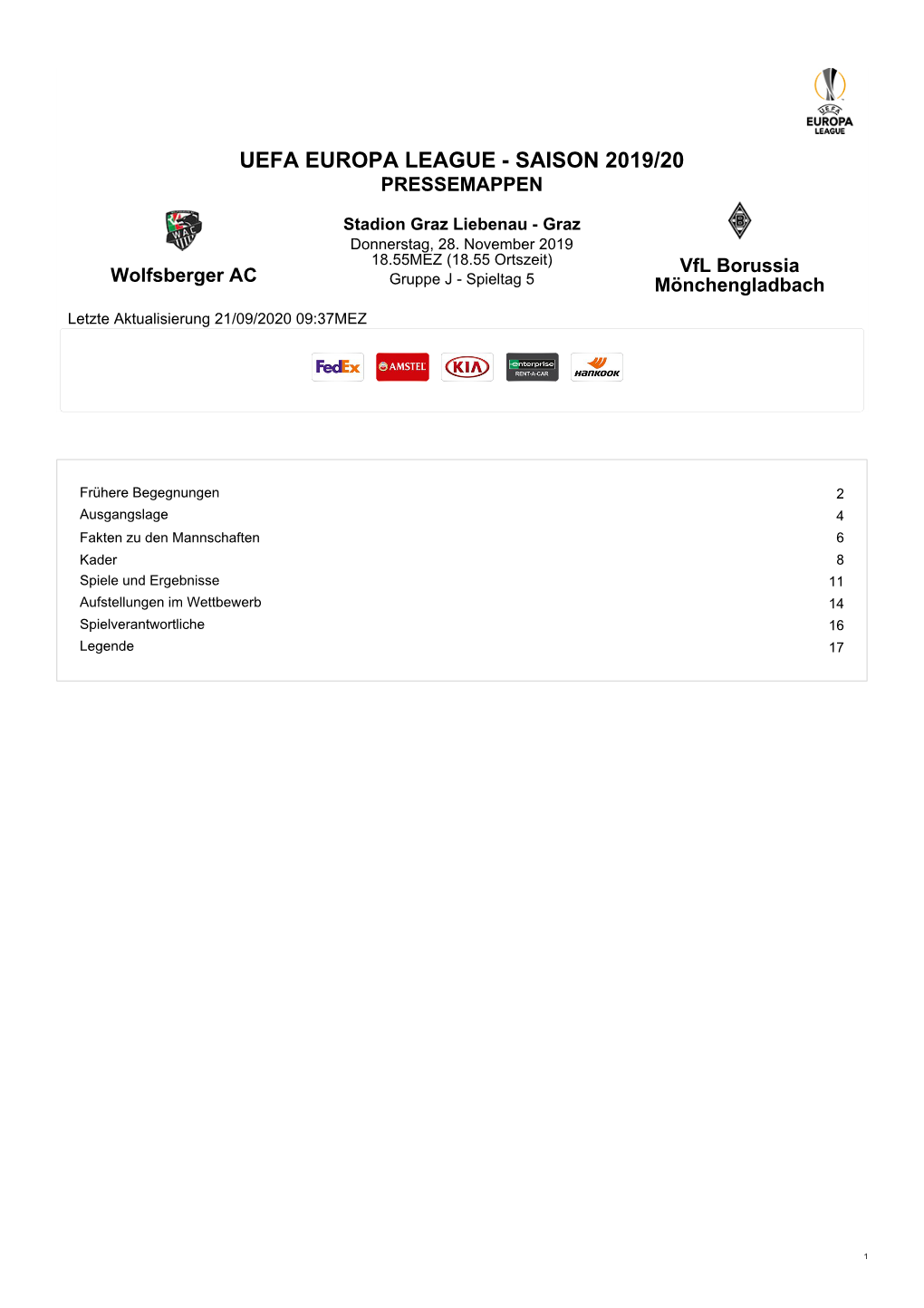 Pressemappe (Landessprache)