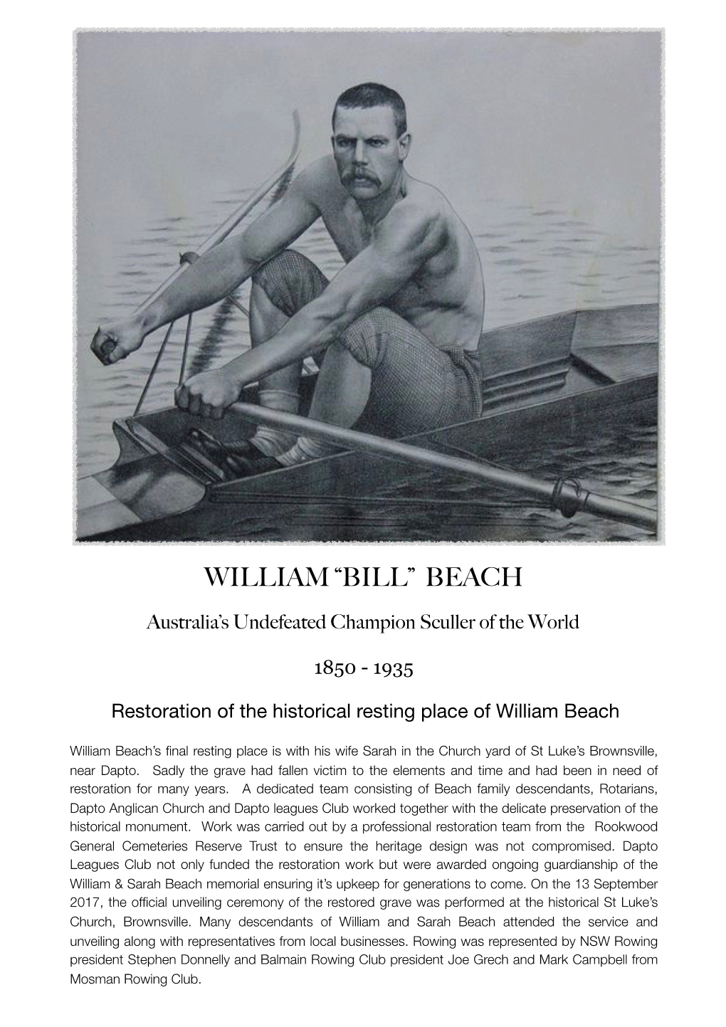 William Beach-Resting Place