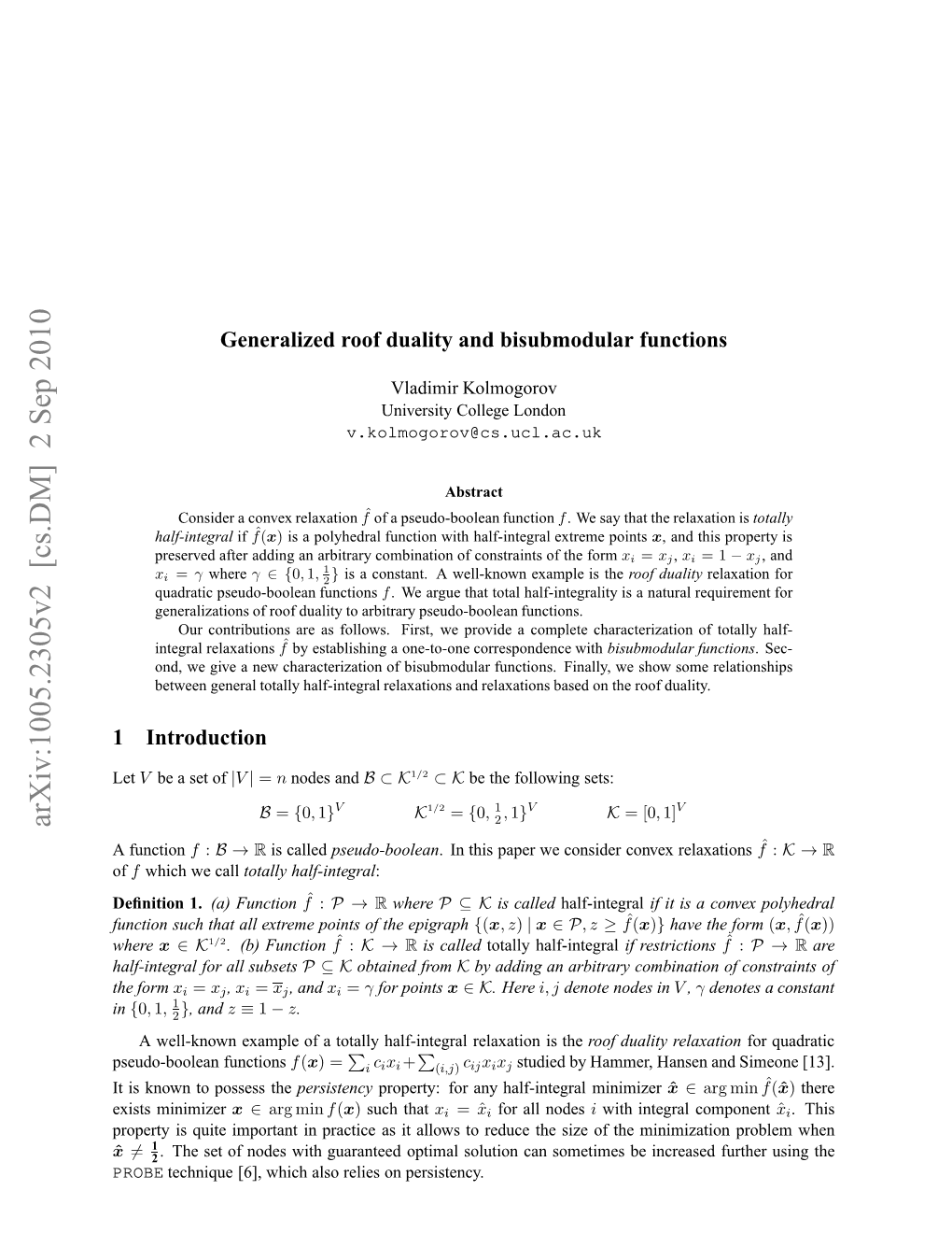 Generalized Roof Duality and Bisubmodular Functions