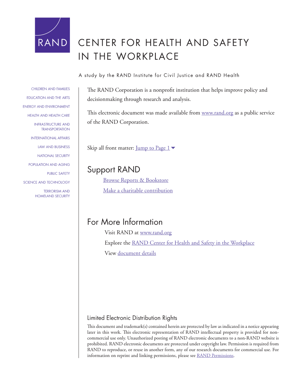 RAND/UCLA Quality-Of-Care Measures for Carpal Tunnel Syndrome