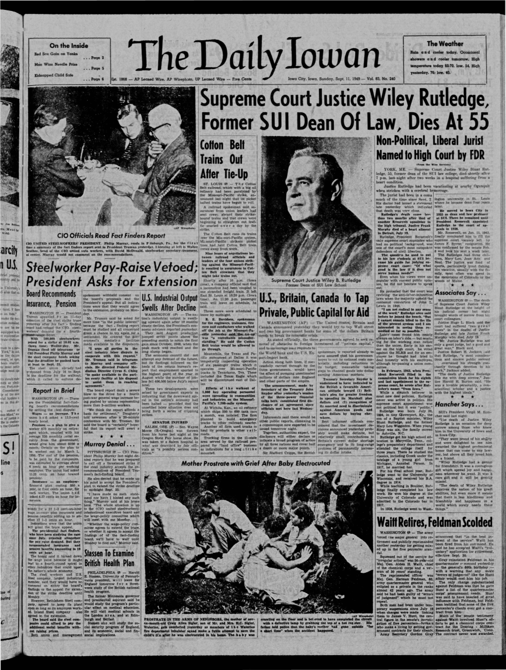 Daily Iowan (Iowa City, Iowa), 1949-09-11