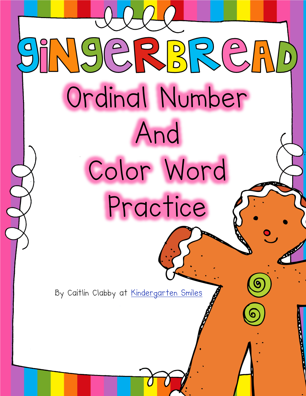 Ordinal Number and Color Word Practice