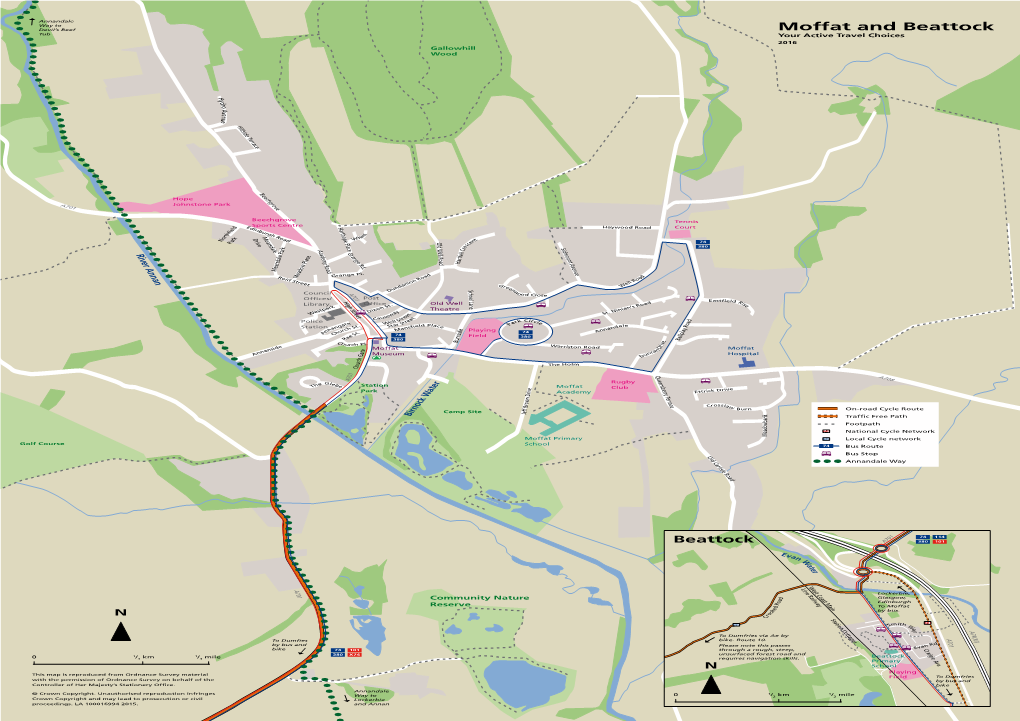 Moffat and Beattock Tub Your Active Travel Choices 2016 Gallowhill Wood