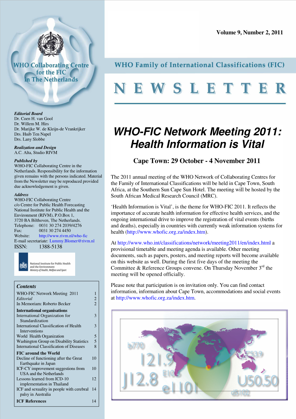 WHO-FIC Network Meeting 2011: Drs