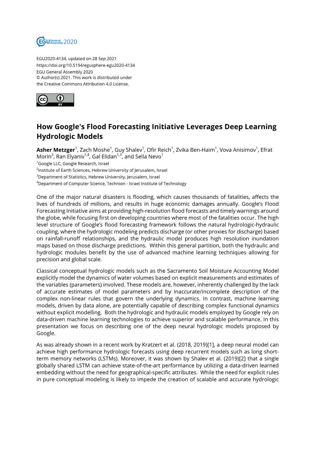 How Google's Flood Forecasting Initiative Leverages Deep Learning Hydrologic Models