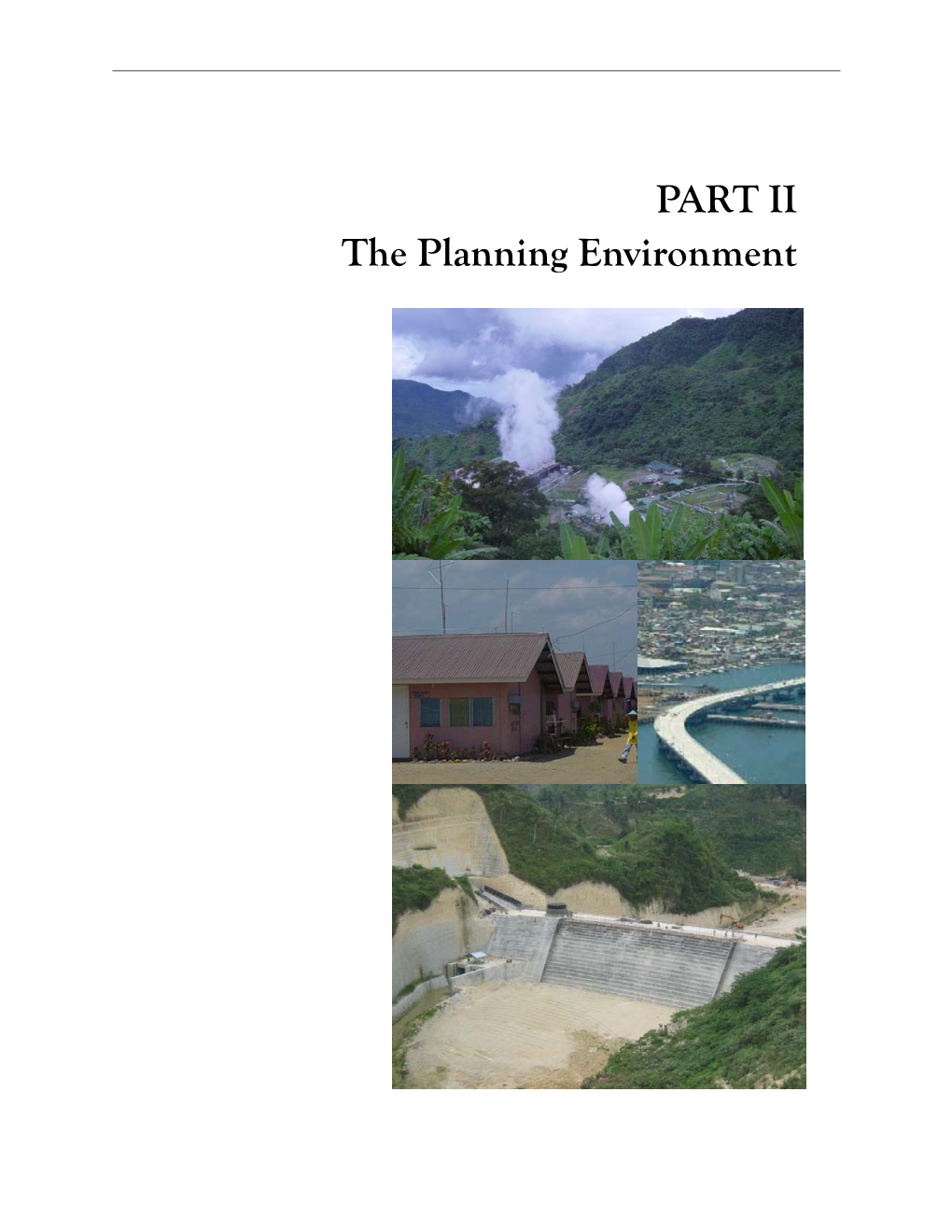 PART II the Planning Environment 6 Physical Environment