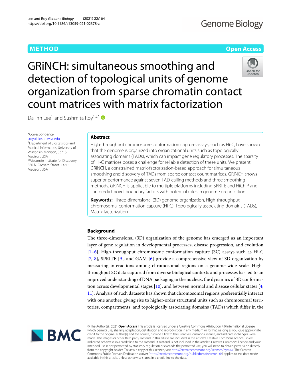 Grinch: Simultaneous Smoothing and Detection Of