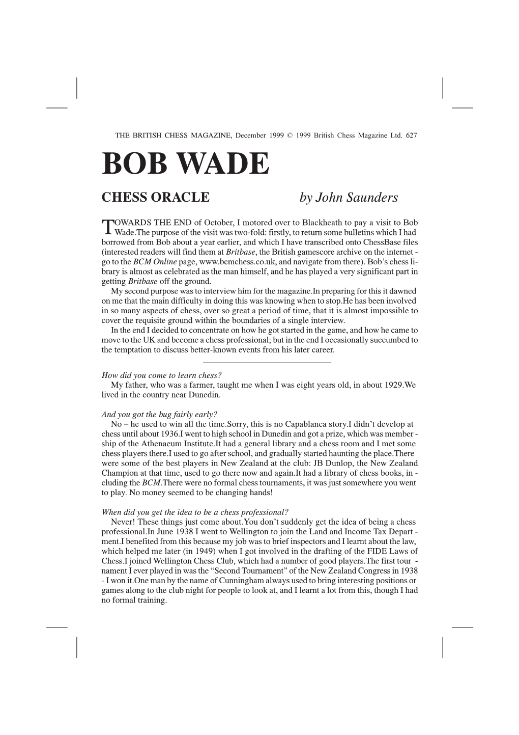 Bob Wade Interview.Vp