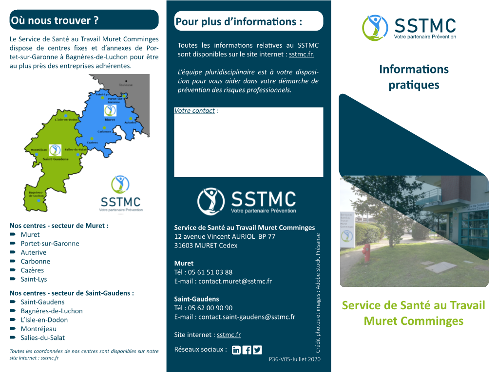 Informations Pratiques Service De Santé Au Travail Muret Comminges