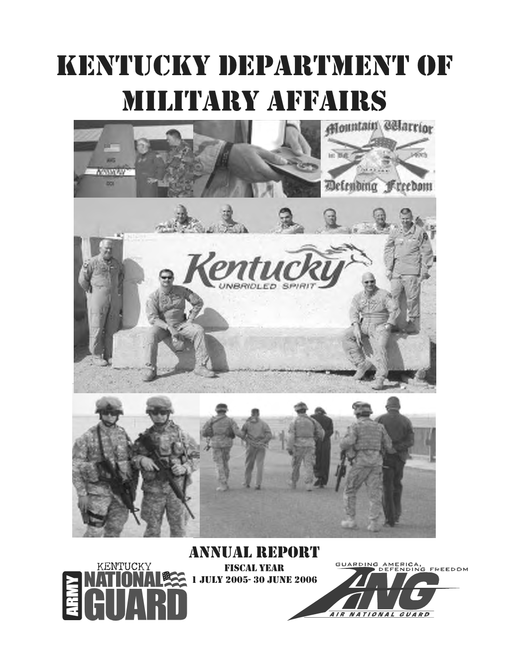 2006 Department of Military Affairs Annual Report