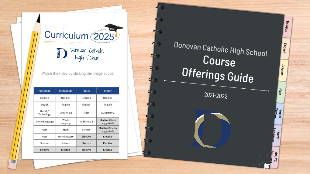 2021-2022 Course Offerings Guide