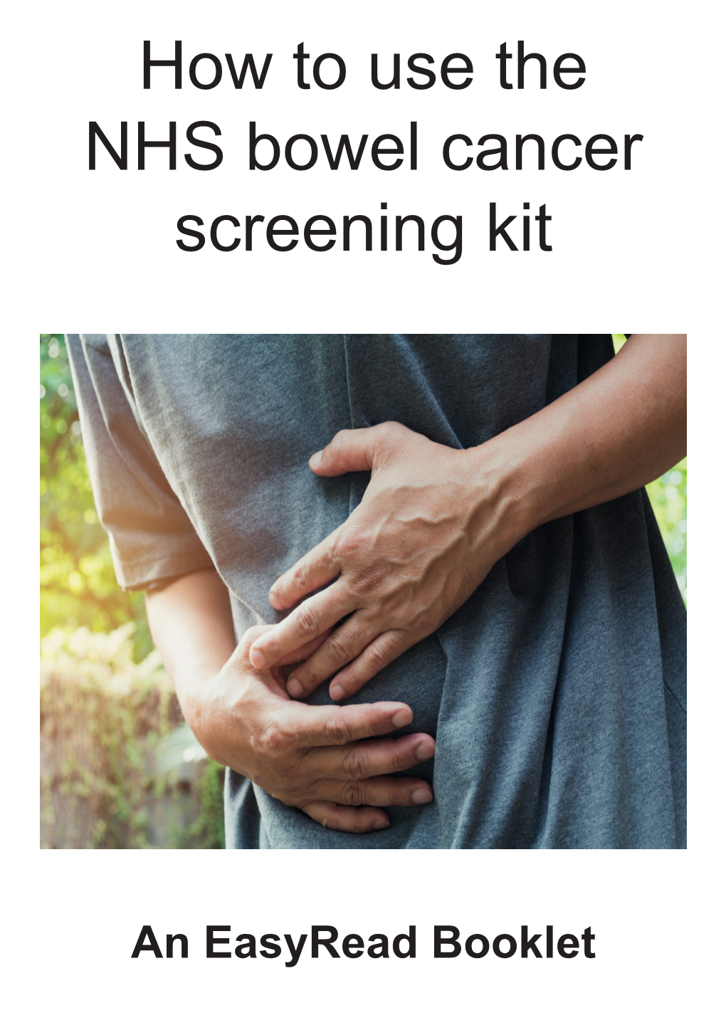 How to Use the NHS Bowel Cancer Screening Kit