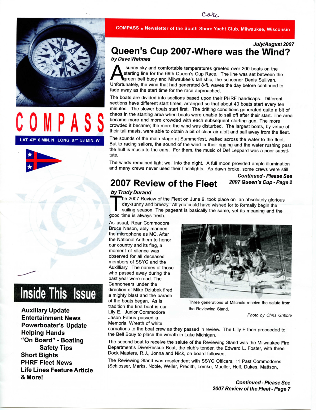 COMPASS Inside This Issue
