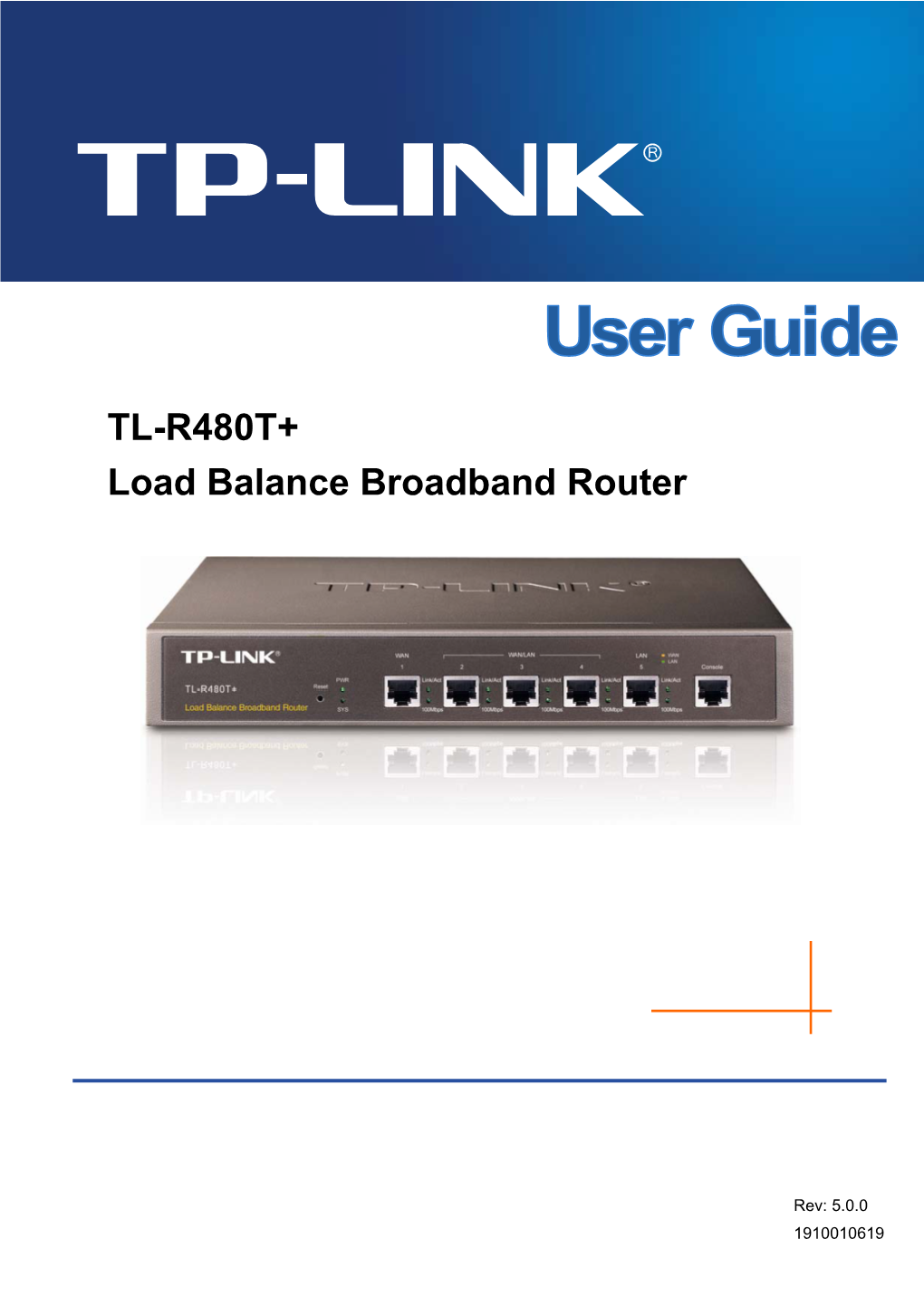 TL-R480T+ Load Balance Broadband Router