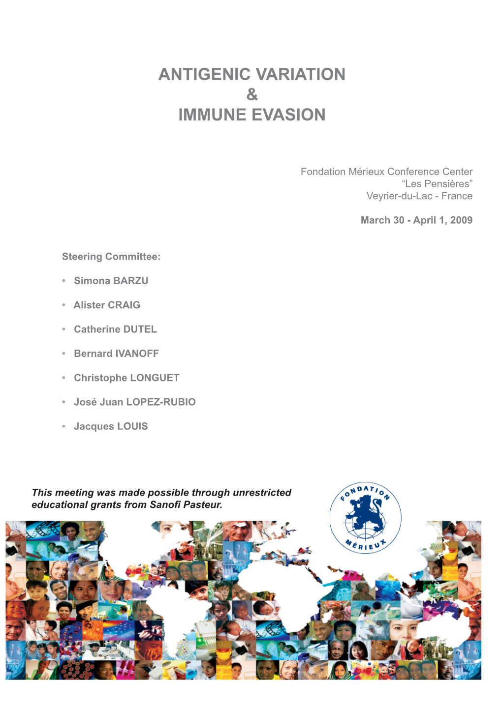 Antigenic Variation & Immune Evasion