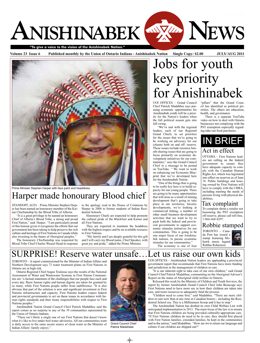 Jobs for Youth Key Priority for Anishinabek