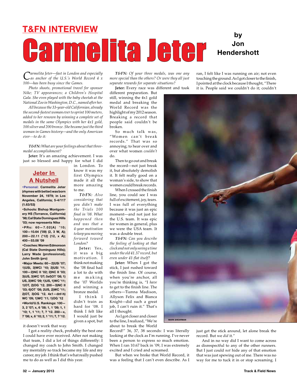 Carmelita Jeter By