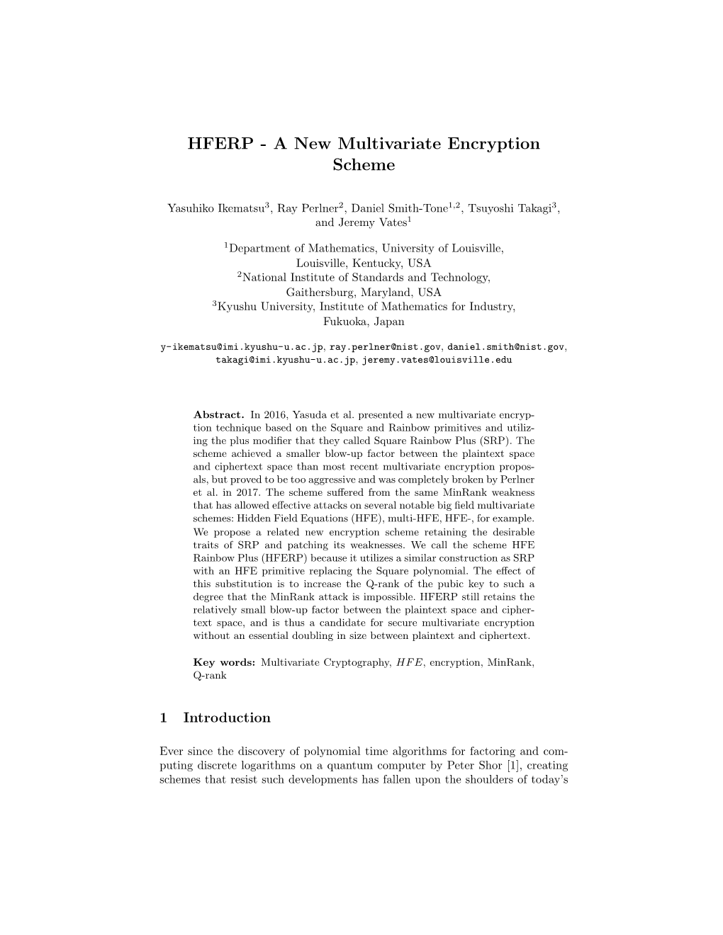 A New Multivariate Encryption Scheme