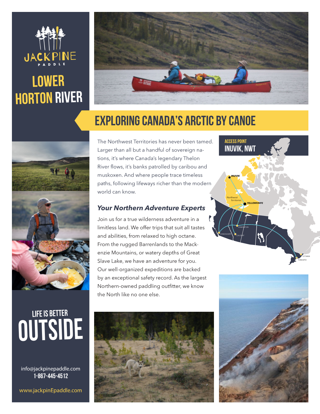 Lower HORTON RIVER Exploring Canada’S Arctic by Canoe