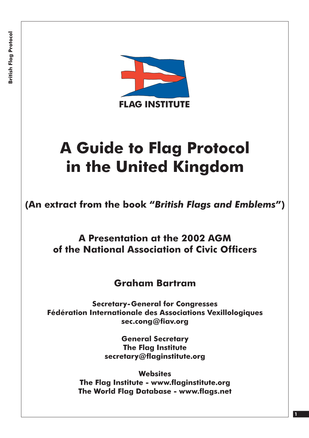 A Guide to Flag Protocol in the United Kingdom