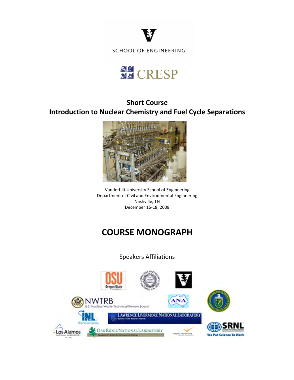 Course Monograph