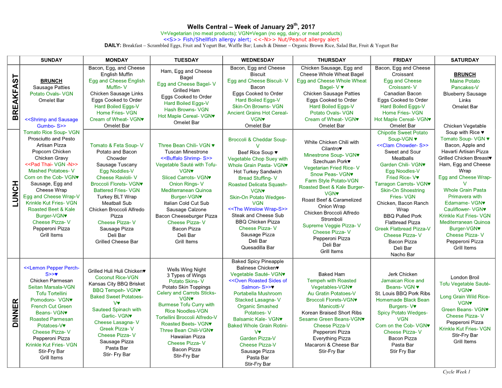 Cycle Week 1