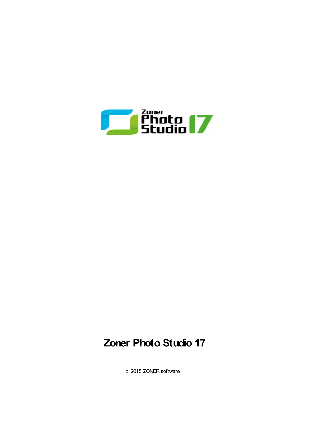 Zoner Photo Studio 17 ユーザーガイド V17 ( PDF )