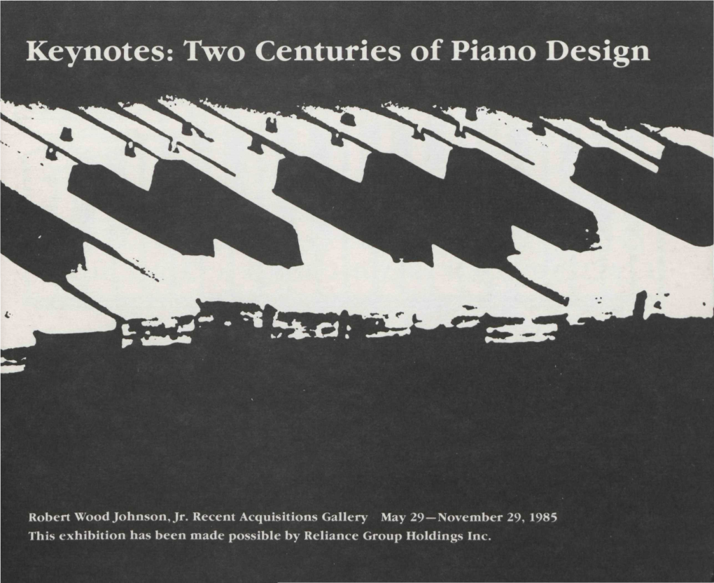 Two Centuries of Piano Design