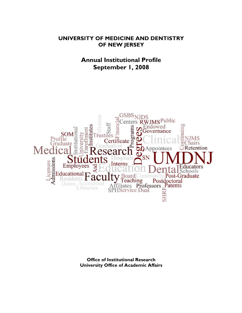 University of Medicine and Dentistry of New Jersey