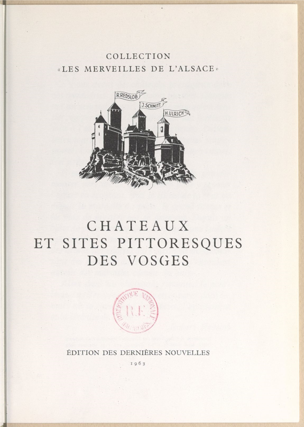 Châteaux Et Sites Pittoresques Des Vosges