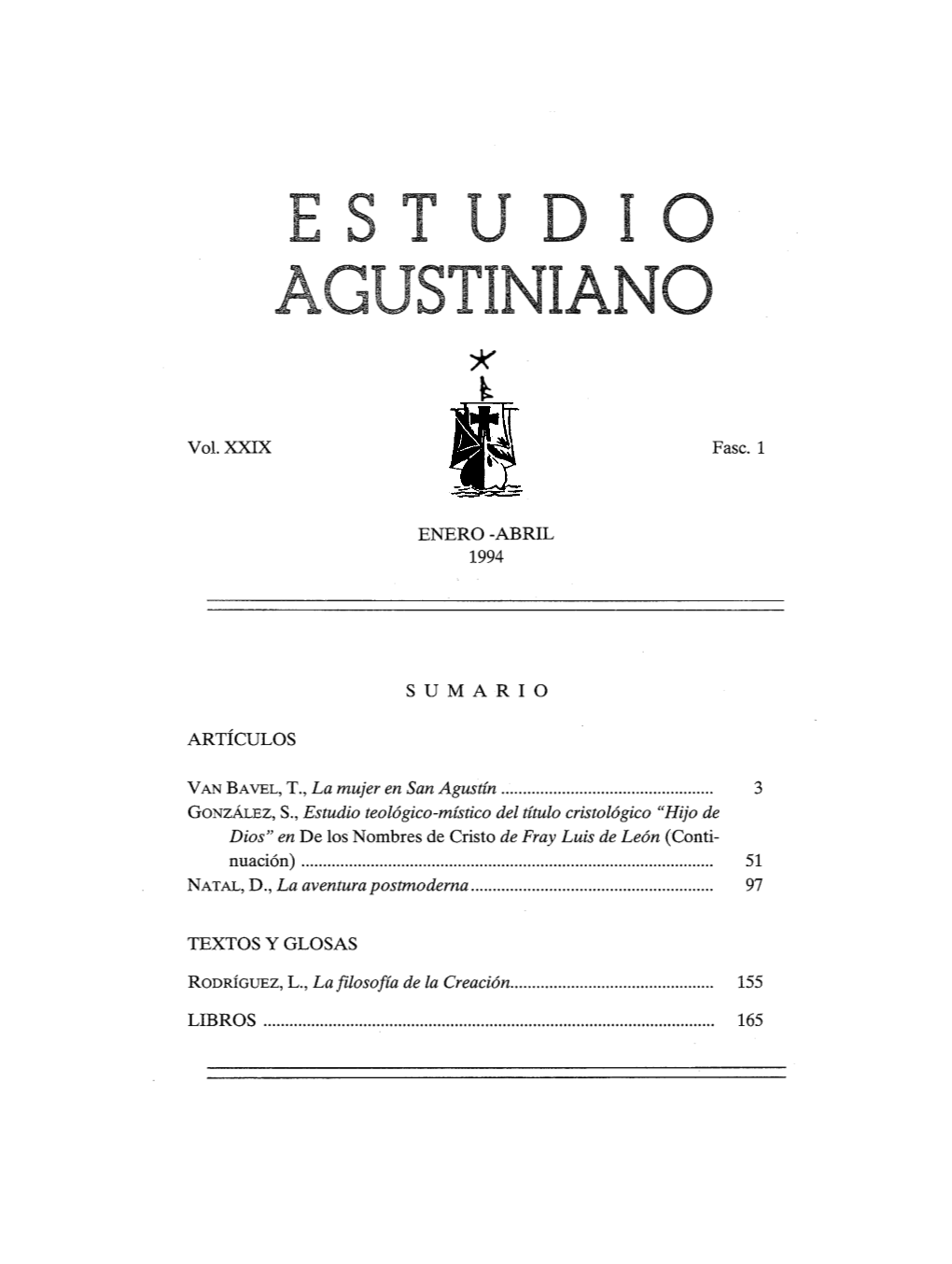 Estudio Teológico Agustiniano De Valladolid