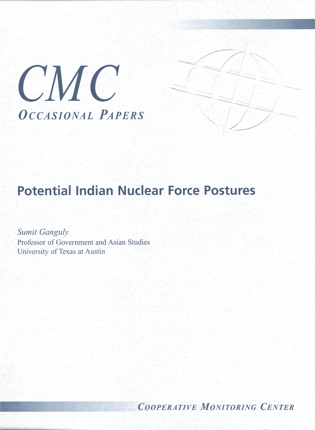 Potential Indian Nuclear Forces Postures
