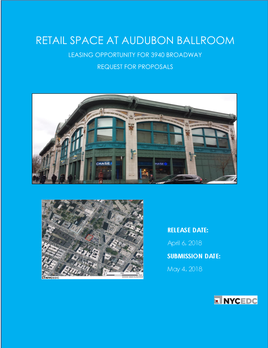 Retail Space at Audubon Ballroom Leasing Opportunity for 3940 Broadway Request for Proposals