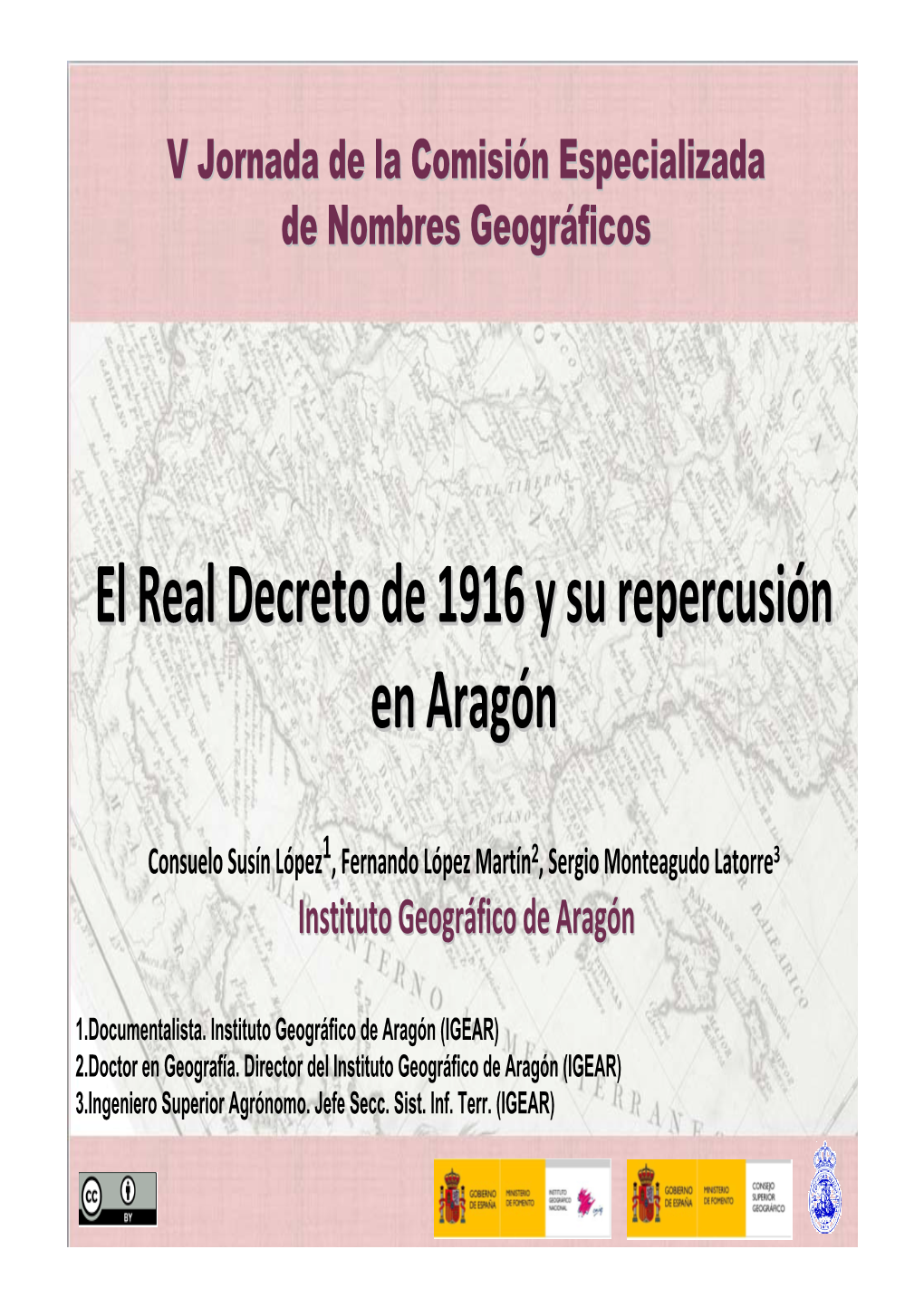 El Real Decreto De 1916 Y Su Repercusión En Aragón