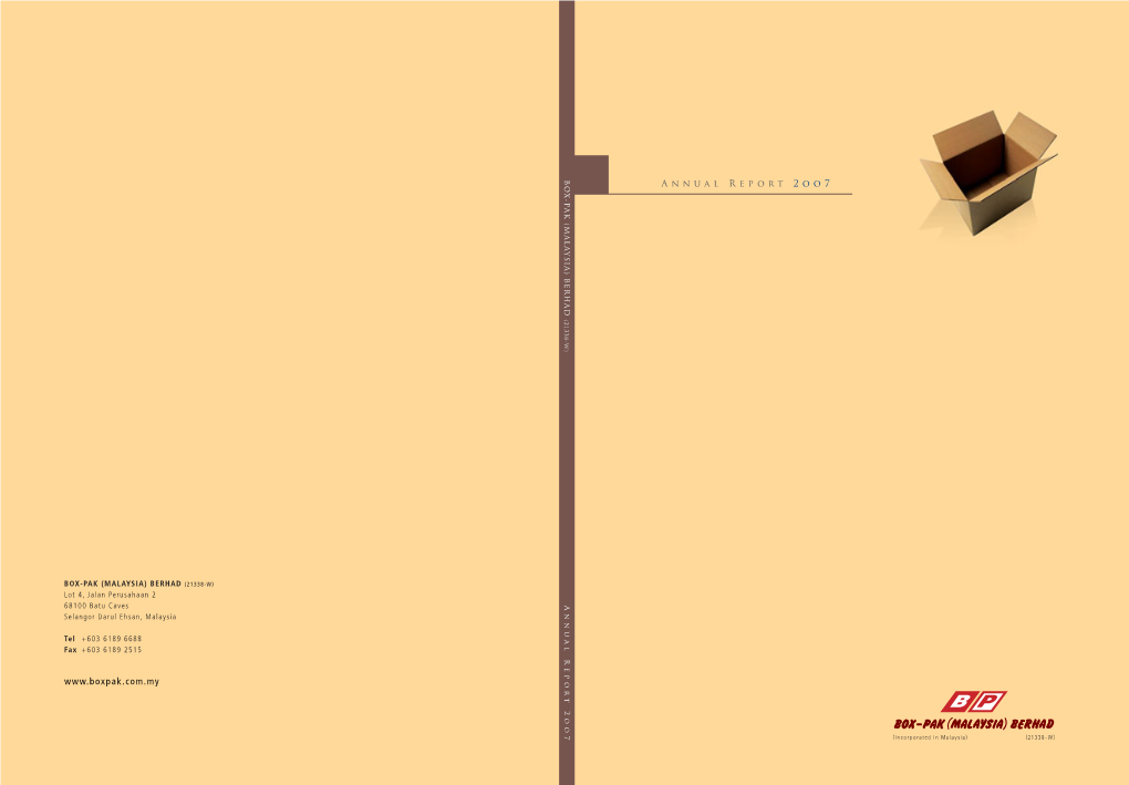 Annual Report 2Oo7