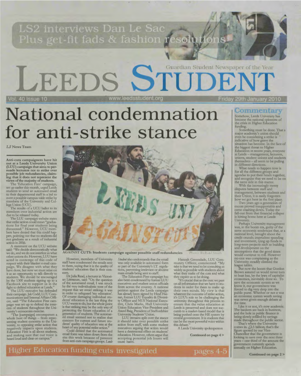 National Condemnation for Anti-Strike Stance