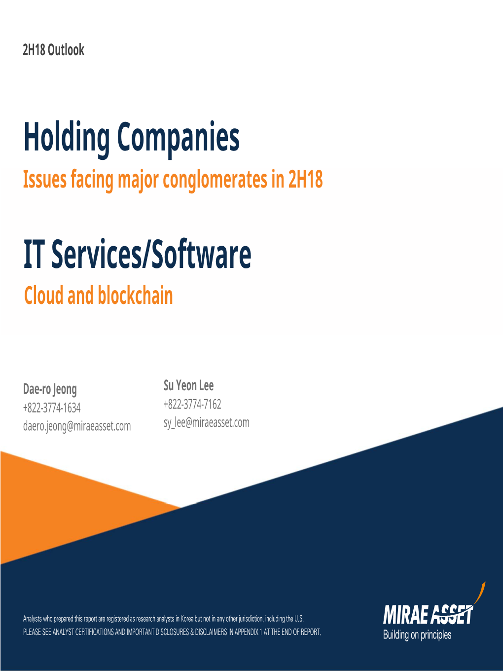 Holding Companies IT Services/Software