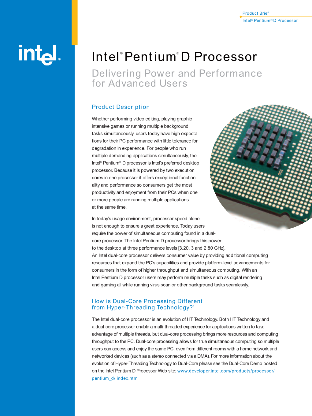 Intel® Pentium® D Processor