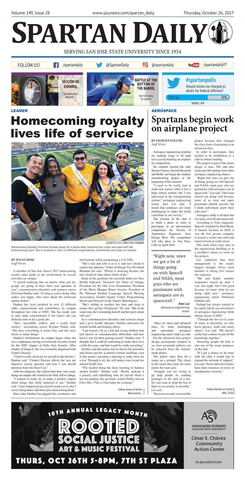 Homecoming Royalty Lives Life of Service