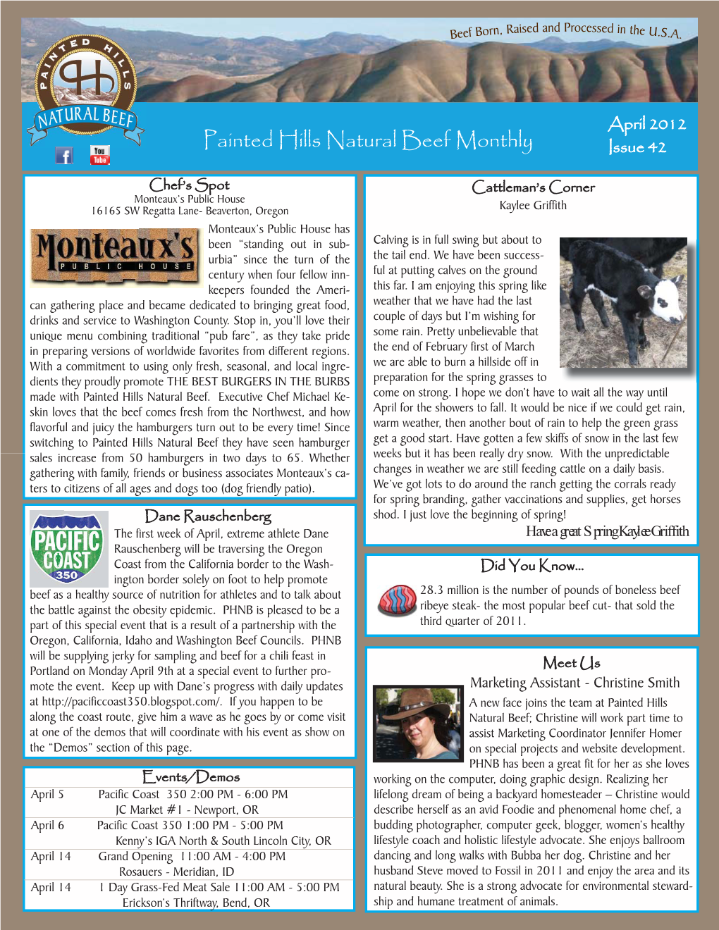 Painted Hills Natural Beef Monthly Iissuessue 4242