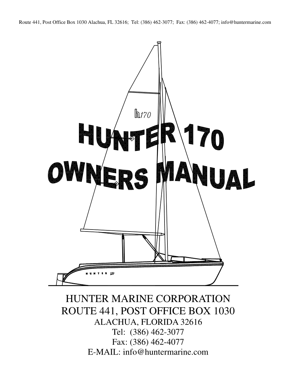 Hunter 170 Manual.Pdf