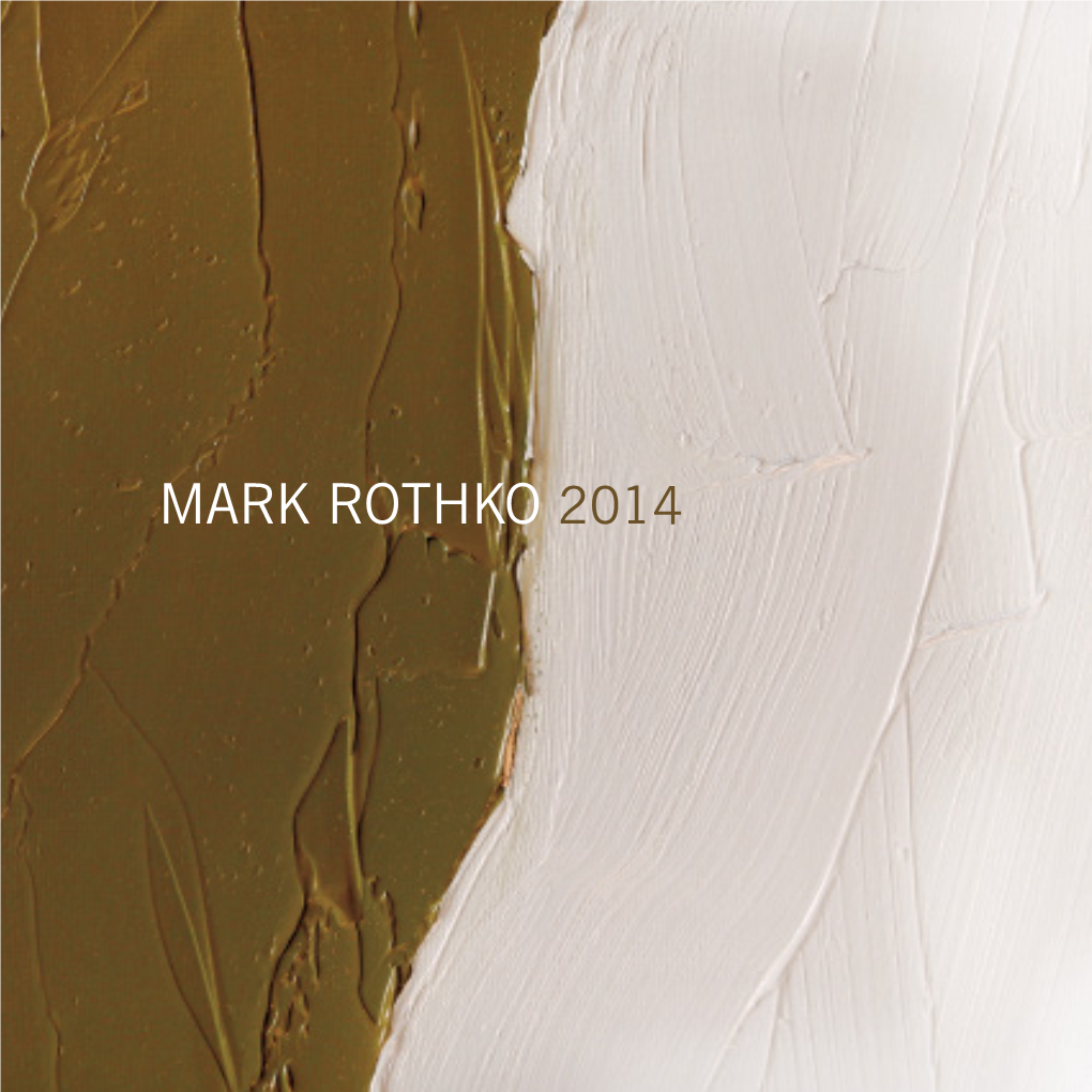 Mark Rothko 2014